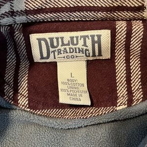 Duluth lined flannel jacket